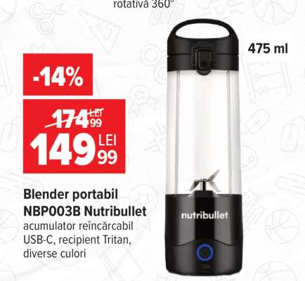 Blender portabil NBP003B Nutribullet