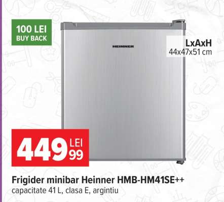 Frigider minibar Heinner HMB-HM41SE++