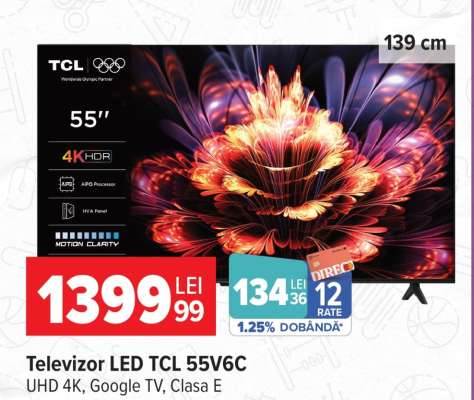 Televizor LED TCL 55V6C