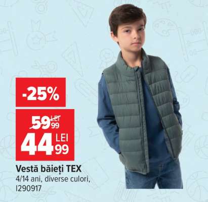 Vesta băieți TEX