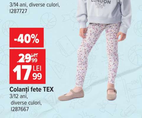 Colanți fete, TEX