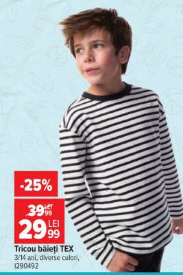 Tricou băieți, TEX