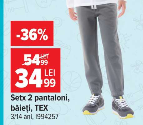 Setx 2 pantaloni, băieți, TEX