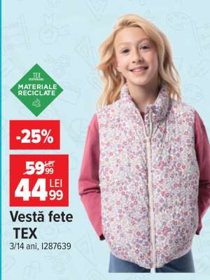 Vestă fete TEX