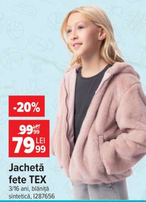 Jachetă fete TEX