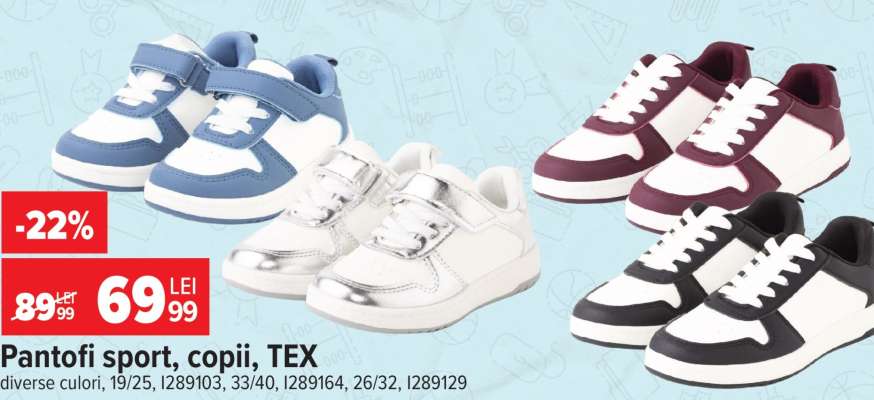 Pantofi sport copii TEX