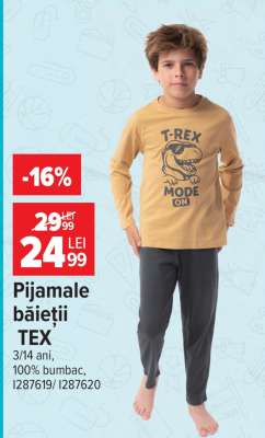 Pijamale băieții TEX