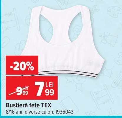 Bustieră fete TEX