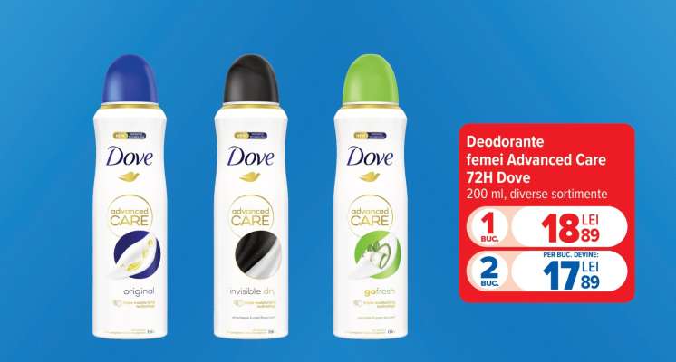 Deodorante femei Advanced Care 72H Dove