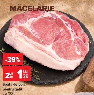 Spată de porc pentru gătit