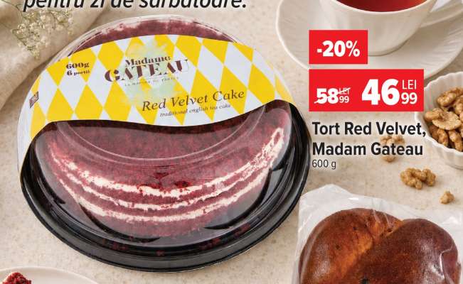 Tort Red Velvet, Madam Gateau