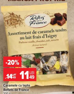 Caramele cu lapte Reflets de France