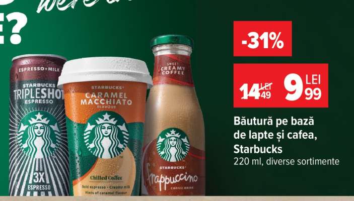 Băutură pe bază de lapte și cafea, Starbucks