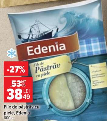 File de păstrăv cu piele, Edenia