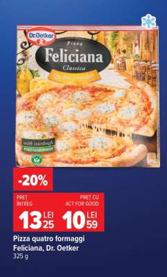 Pizza quatro formaggi Feliciana, Dr. Oetker