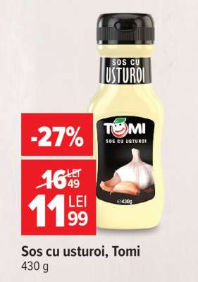 Sos cu usturoi Tomi