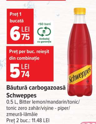 Băutură carbogazoasă Schweppes
