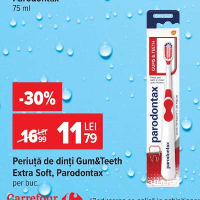 Periuță de dinți Gum & teeth Extra Soft, Parodontax