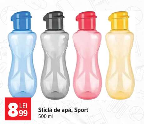 Sticlă de apă, Sport