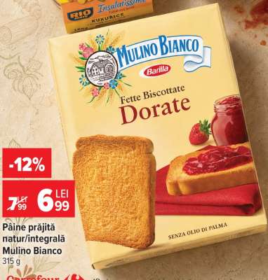 Mulino Bianco Fette Biscottate Dorate