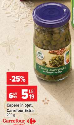 Capere în oțet, Carrefour Extra