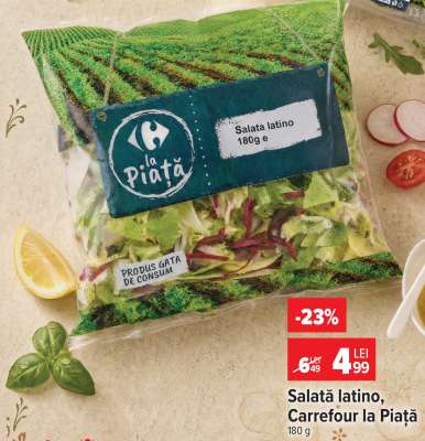 Salată latino, Carrefour la Piață