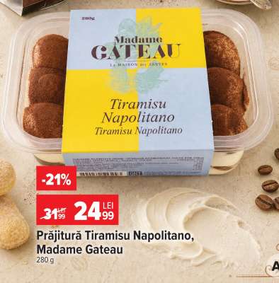 Prăjitură Tiramisu Napolitano, Madame Gateau