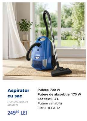 Aspirator cu sac