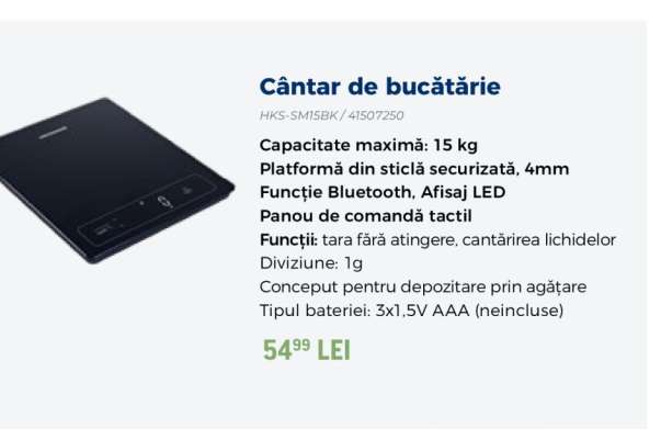 Cântar de bucătărie