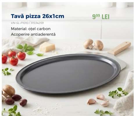 Tavă pizza 26x1cm