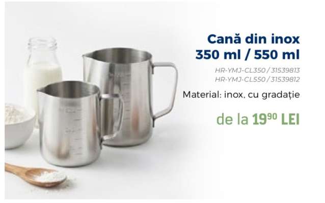 Cană din inox 350 ml / 550 ml