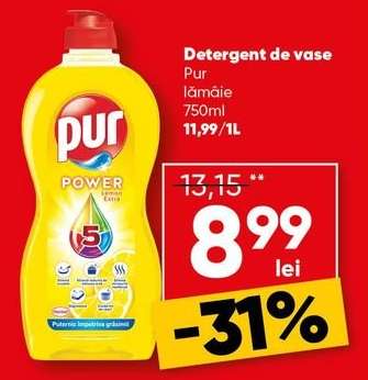 Detergent de vase, Pur