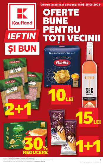 Cataloage Kaufland - 19.08.2026 - 25.08.2026.