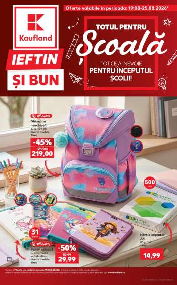 Cataloage Kaufland - 19.08.2026 - 25.08.2026.