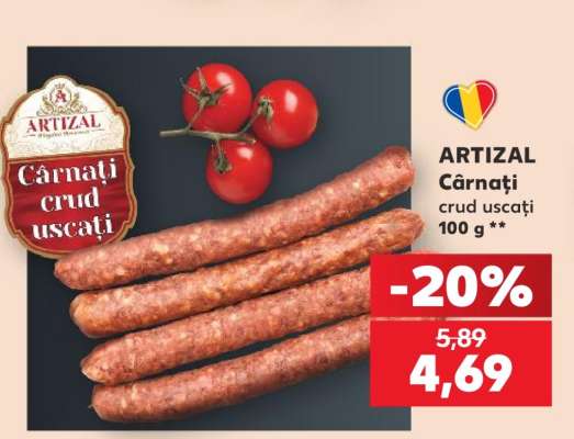 ARTIZAL Cârnați crud uscați