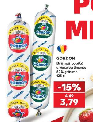 GORDON Brânză topită