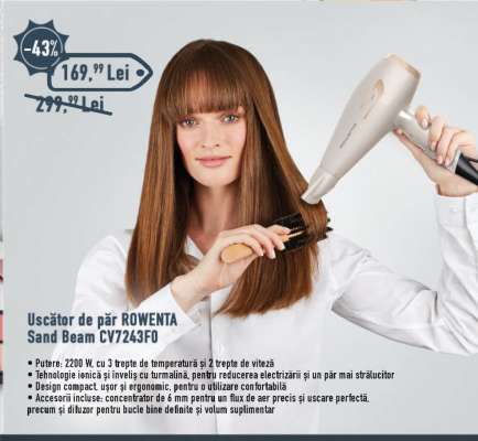 Uscător de păr ROWENTA Sand Beam CV7243FO
