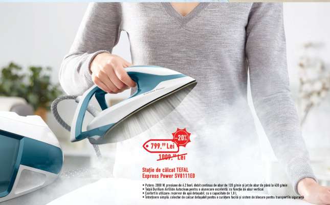 Stație de călcat TEFAL Express Power SV6111E0