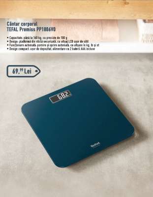 Cântar corporal Tefal Premiss PP1806V0