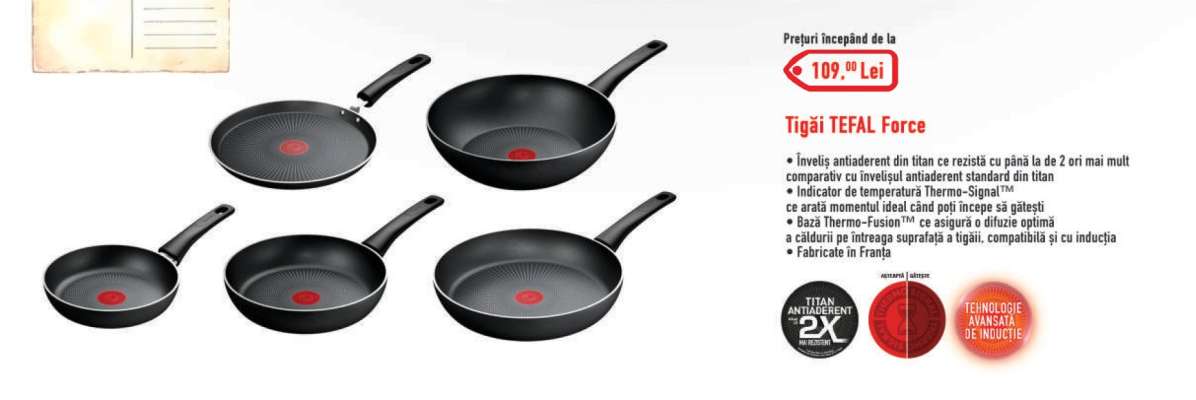 Tigăi TEFAL Force