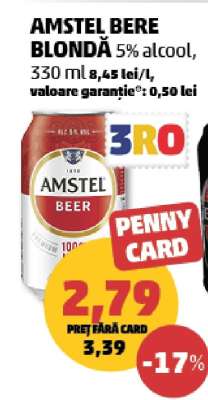 AMSTEL Bere blondă