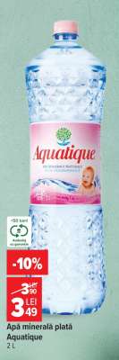 Apă minerală plată Aquatique