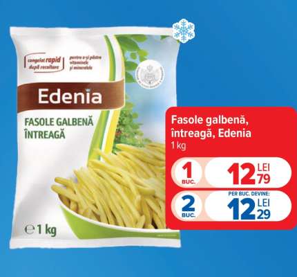 Fasole galbenă întreagă Edenia
