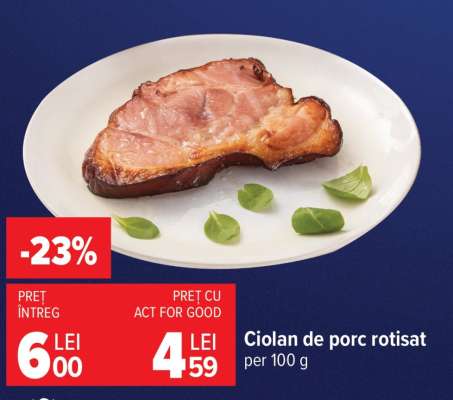 Ciolan de porc, rotisat