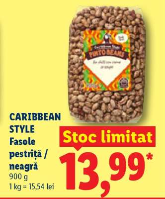 CARIBBEAN STYLE Fasole pestriță / neagră