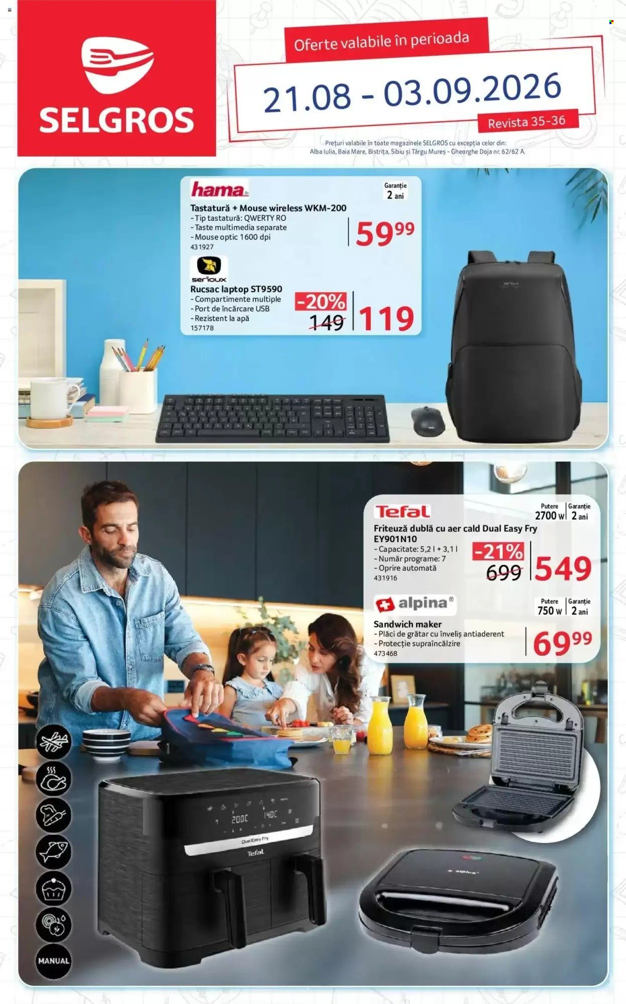 Catalog Selgros - 21.08.2026 - 03.09.2026. Pagina 1