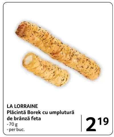 LA LORRAINE Plăcintă Borek cu umplutură de brânză feta