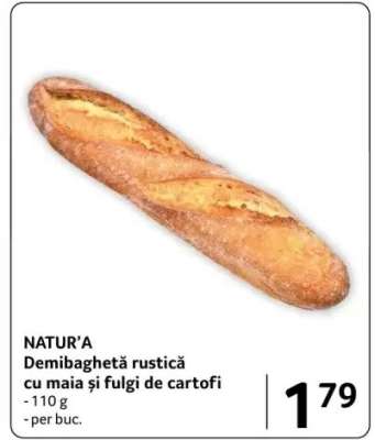 NATUR'A Demibaghetă rustică