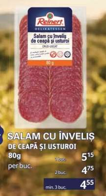 SALAM CU ÎNVELIȘ DE CEAPĂ ȘI USTUROI