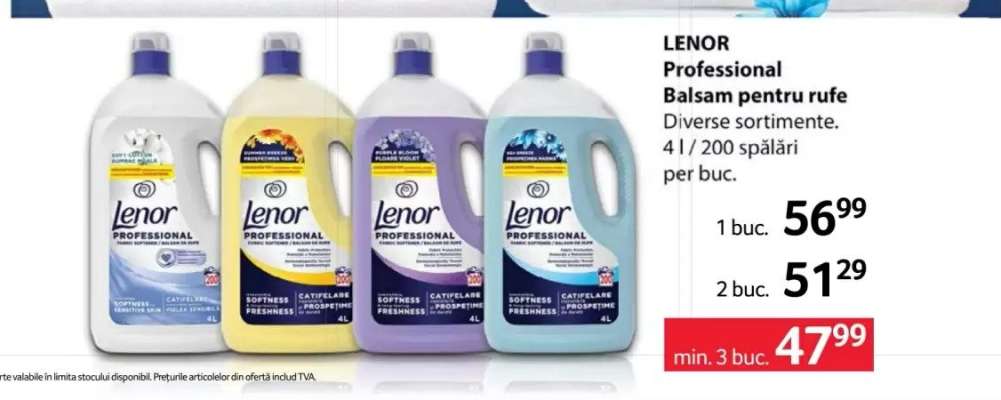 LENOR Professional Balsam pentru rufe
